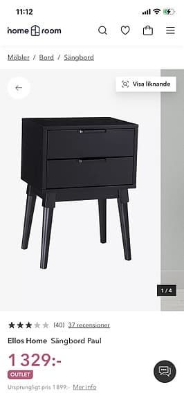 Sängbord Ellos Home