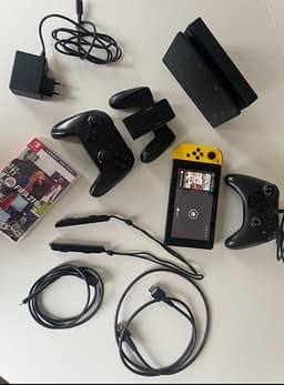 Nintendo Switch spelkonsol med tillbehör