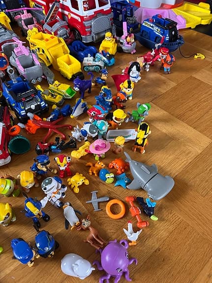 Stort paket med paw patrol