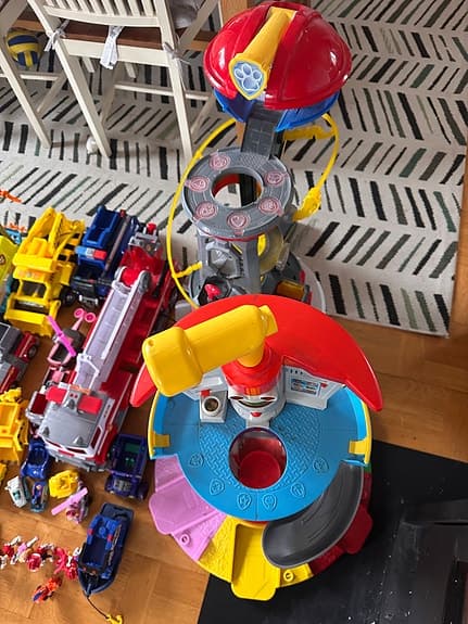 Stort paket med paw patrol