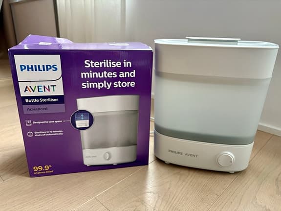 Philips Avent flasksterilisator vit, sterilisator