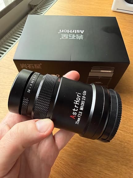 AstrHori 25mm F2.8 makroobjektiv 2.0–5.0x SONY FE