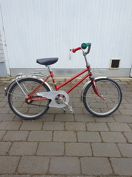 Barncykel 18" röd