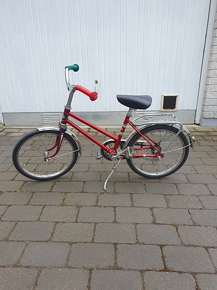 Barncykel 18" röd