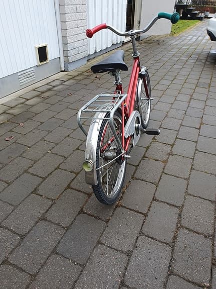 Barncykel 18" röd