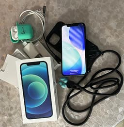 Apple iPhone 12 64 GB mobiltelefon blå mm