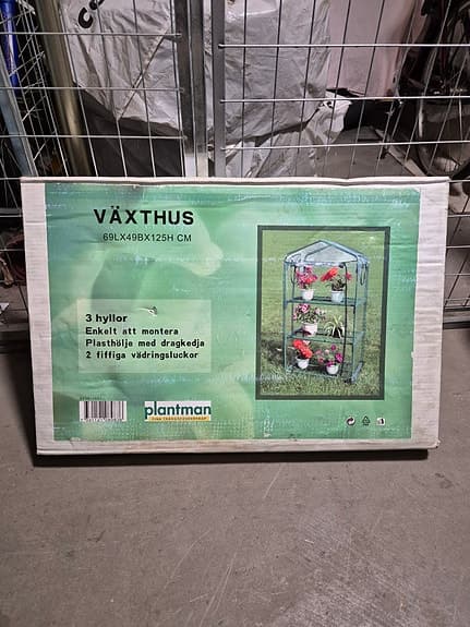 Växthus - Ny i förpackning