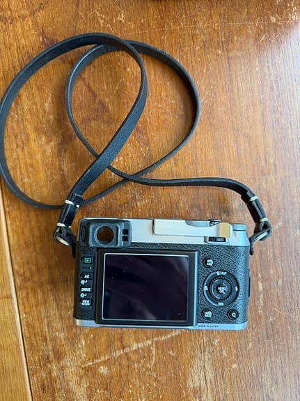 Fuji X100S with leather case