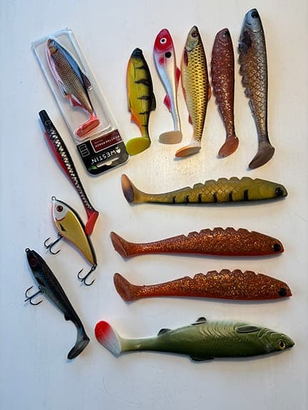 Gäddfiskedrag (westin swim, pig shad, kanalgratis osv)