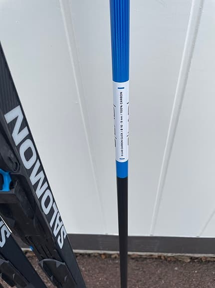 Salomon S/Max Skate längdskidor med stavar blå/svart