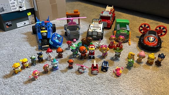 Paw Patrol - fordon och figurer