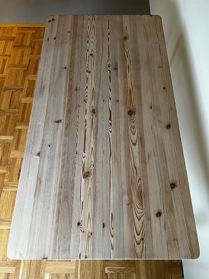 Fällbord av Lindau & Lindekrantz – krom & furuskiva – svensk design