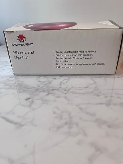 Movement gymboll 65 cm röd