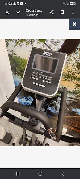 Monark Prime XT50 crosstrainer med träningsdator