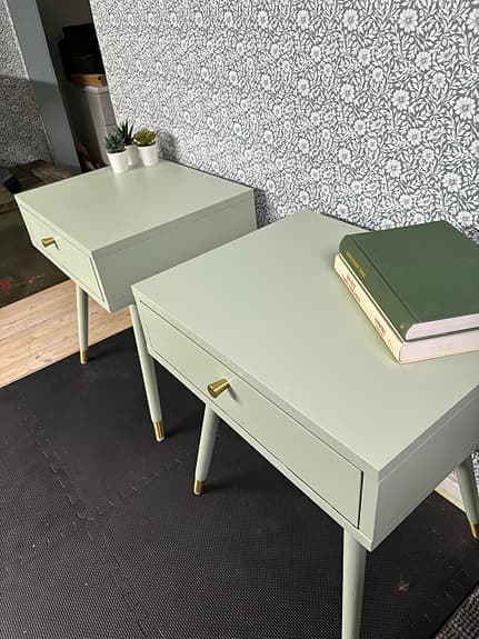 Sängbord från Reforma i valnöt