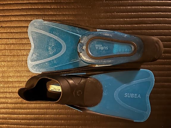 Subea simfötter blå