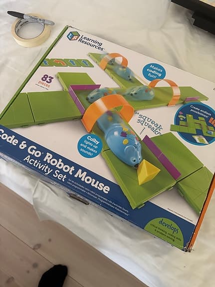 Code and Go robot mus, programmering för barn