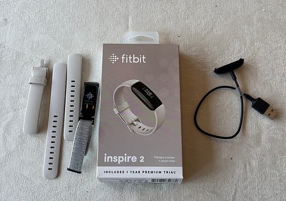 Fitbit Inspire 2 aktivitetsarmband med extra armband