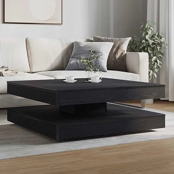 Soffbord svart ek vridbart 360 grader