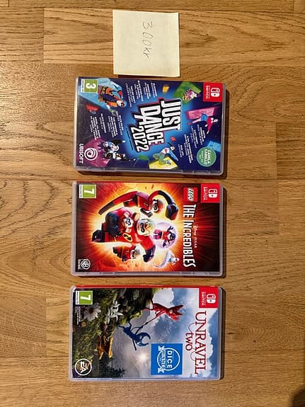 Nintendo Switch spel blandade titlar