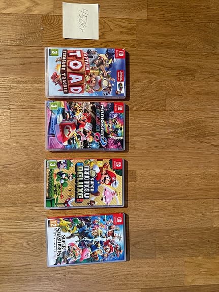 Nintendo Switch spel blandade titlar
