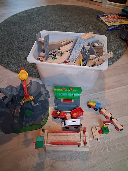 Brio bana med tillbehör