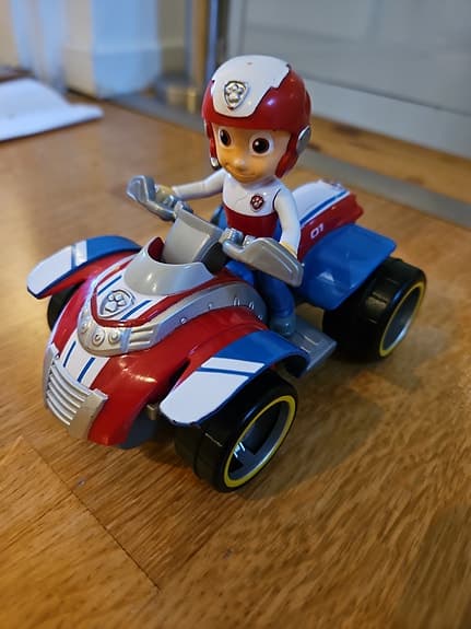 Paw Patrol Ryder fyrhjuling leksaksfordon med figur