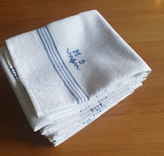 Vävda kökshanddukar