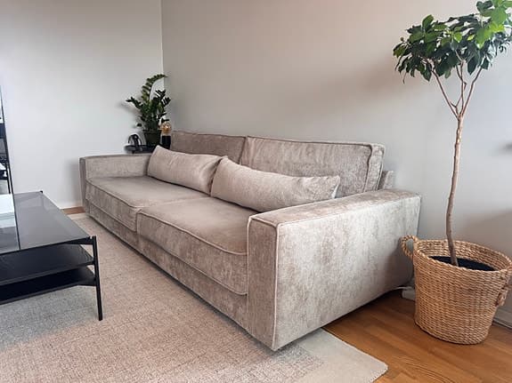 Mio Hudson 4-sits soffa – Perfect Harmony Greige – nyskick