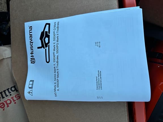 Husqvarna motorsåg 545 Mark II orange