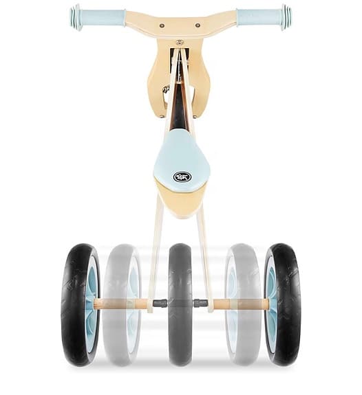 Träbalanscykel / Trehjuling 2-i-1 för barn