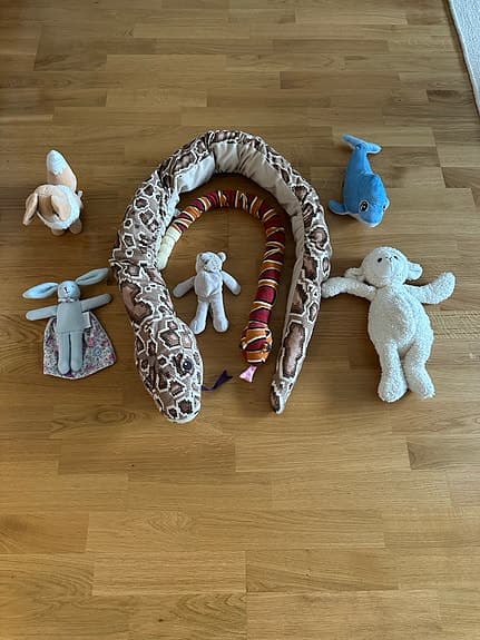 Gosedjur (7 st) blandade modeller