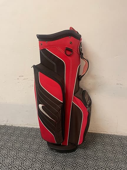 Nike golfbag röd svart