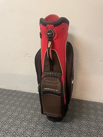 Nike golfbag röd svart