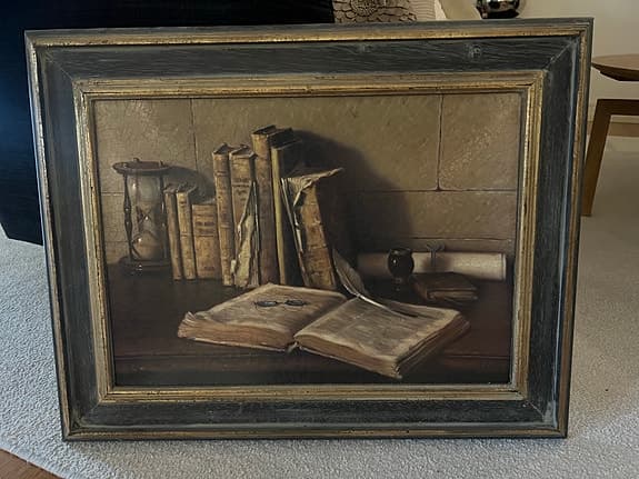 Härlig tavla i gammal stil