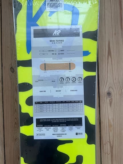 Ny snowboard - K2 Mini Turbo 100 cm