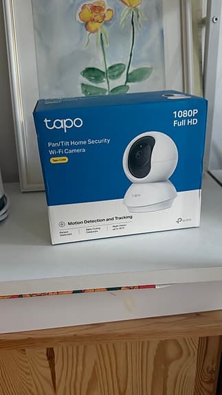 Tapo pan/tilt home security Wi-Fi camera (barn monitor)