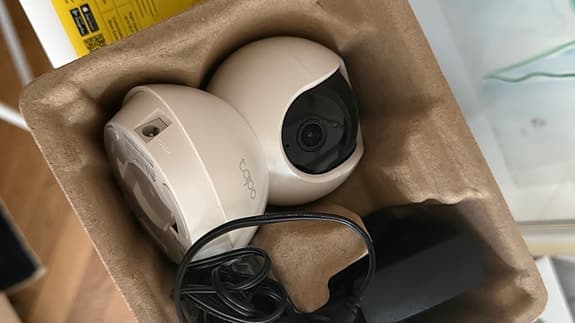 Tapo pan/tilt home security Wi-Fi camera (barn monitor)