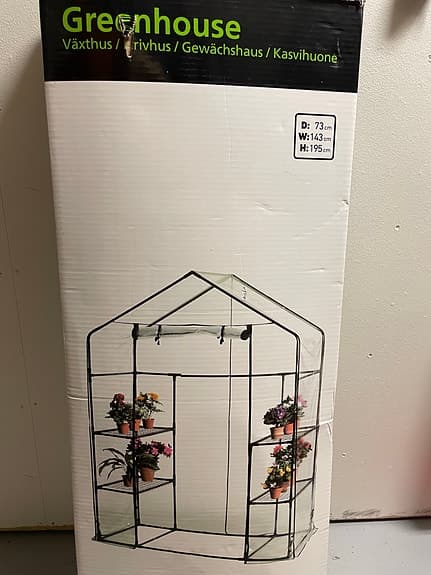 Växthus mindre för t.ex. balkong