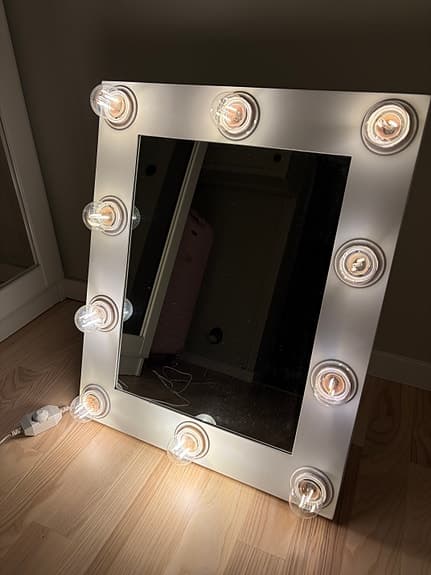 Spegel med belysning, northlight, 55 x 45cm