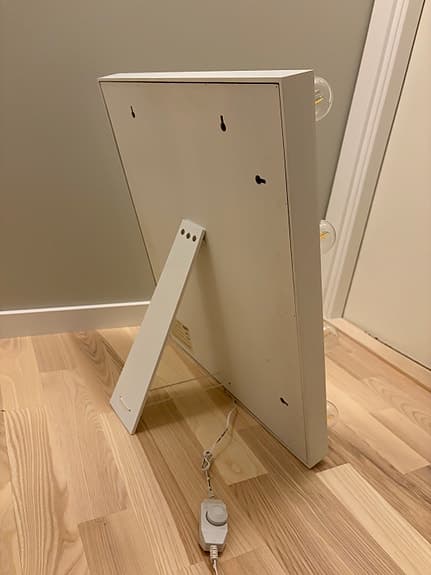 Spegel med belysning, northlight, 55 x 45cm