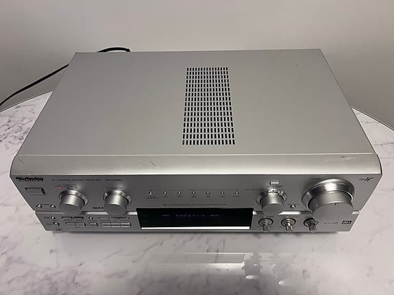 Technics förstärkare silver