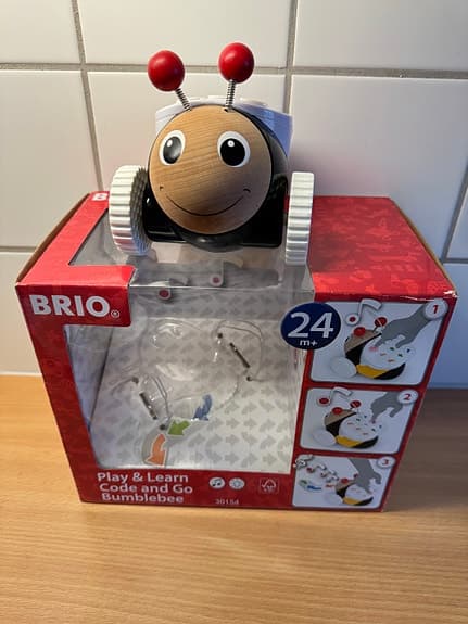 BRIO Play & Learn Code and Go Bumblebee leksak med originalkartong