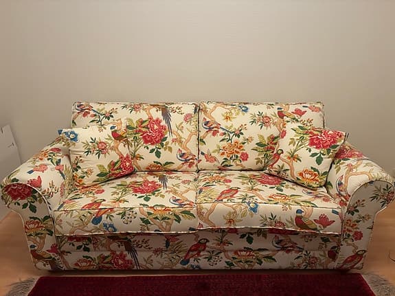 Bäddsoffa inkl fåtölj