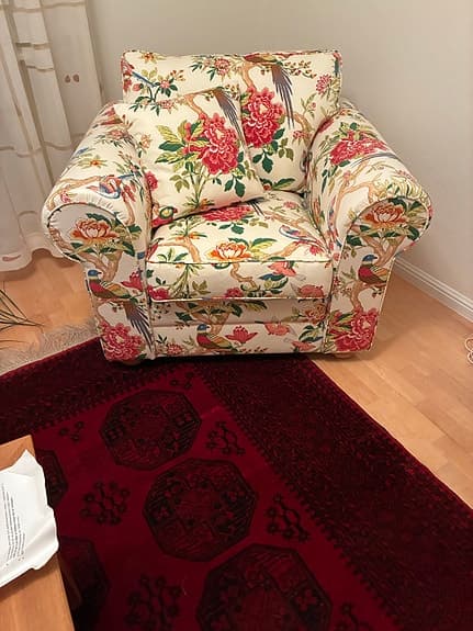 Bäddsoffa inkl fåtölj