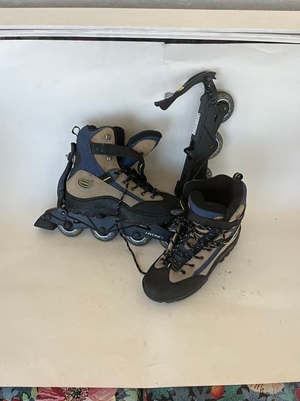 Hypno rullskridskor inlines storlek 43 blå beige