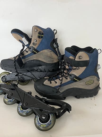 Hypno rullskridskor inlines storlek 43 blå beige