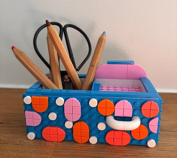 LEGO Dots set pennställ smyckesask armband flerfärgad