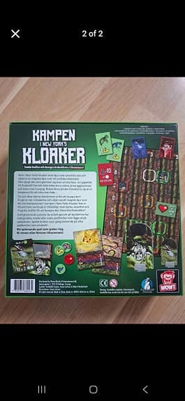 Kampen i New Yorks Kloaker, Nyskick! sällskapsspel, familjespel