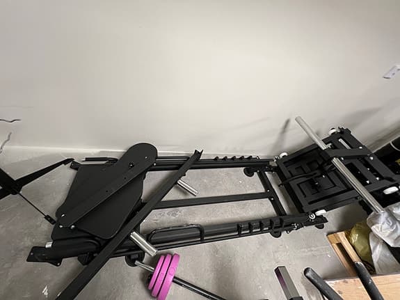 BENPRESS HACKLIFT träningsmaskin svart
